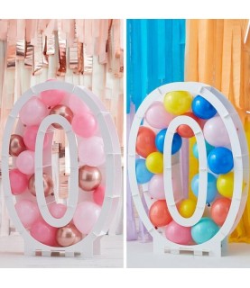 Mosaic Ballon Stand Number 0