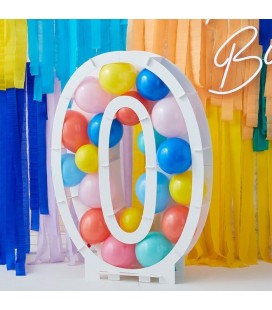 Mosaic Ballon Stand Number 0