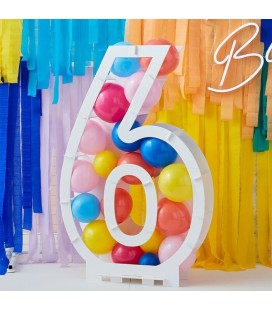 Mosaic Ballon Stand Number 6