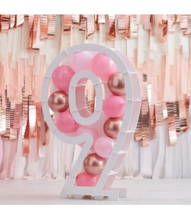 Mosaic Ballon Stand Number 9