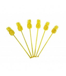 12 Pineapple Cocktail Stirrers
