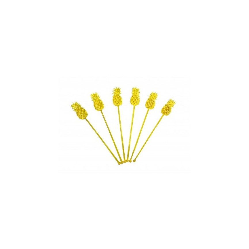 12 Pineapple Cocktail Stirrers