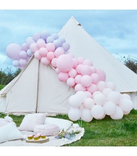 Luxe Pastel Pink & Purple Balloon Arch Kit