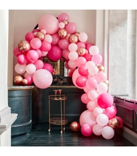 Silberner Luftballon-Bogen (Kit)