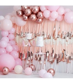Kit Luxe Guirlande de Ballons Rose Pastel & Rose Gold