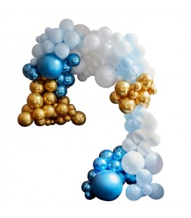 Marble, Navy & Gold Luxe Balloon Arch Kit