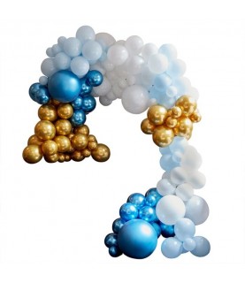 Marble, Navy & Gold Luxe Balloon Arch Kit