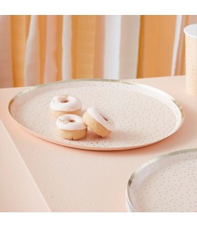 Gold and Gold Speckle Plates