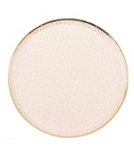 Gold and Gold Speckle Plates