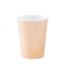 Peach and Gold Cups