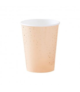 Peach and Gold Cups