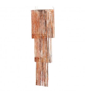 Rose Gold Fringe Chandelier Decoration
