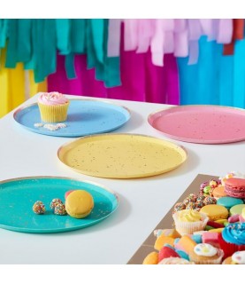 Assiettes Rainbow et Or