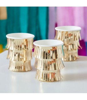 Gold Fringe Cups
