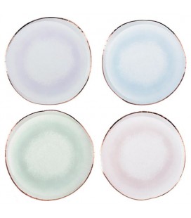 Pastel Watercolour Plates
