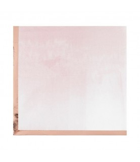 Serviettes Aquarelle Rose