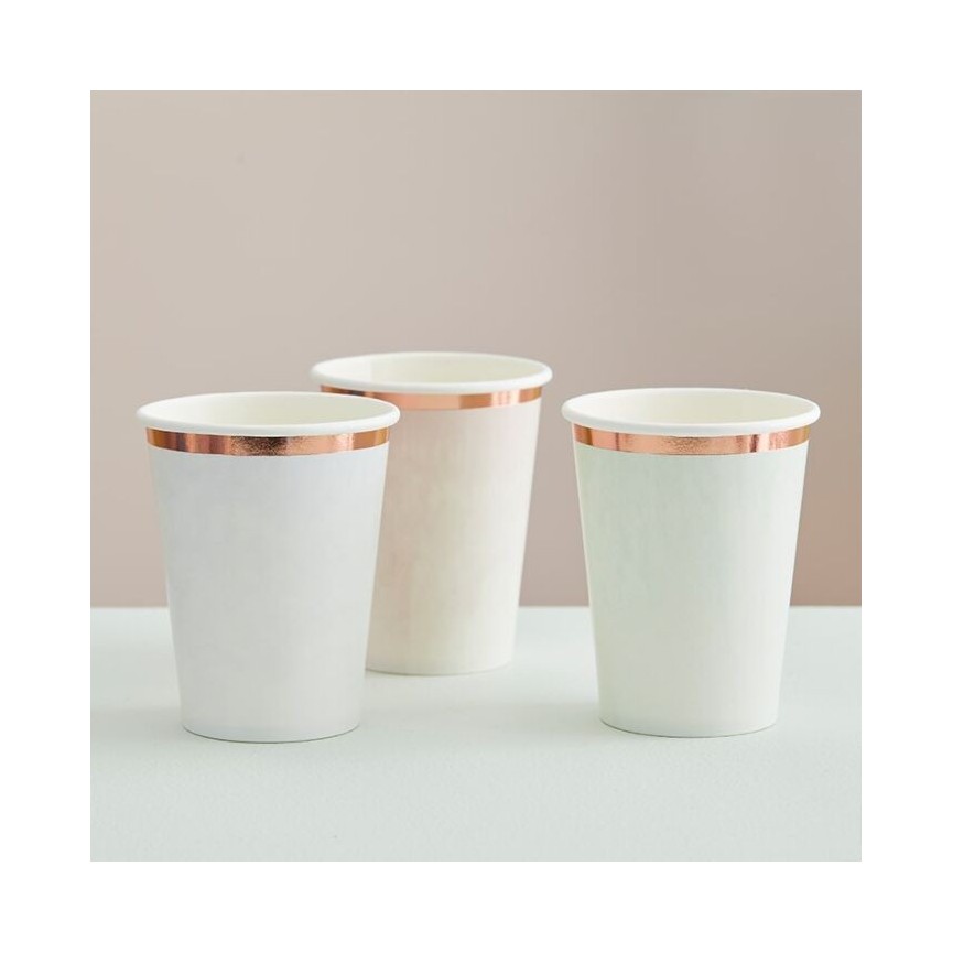 Pastel Watercolour Cups