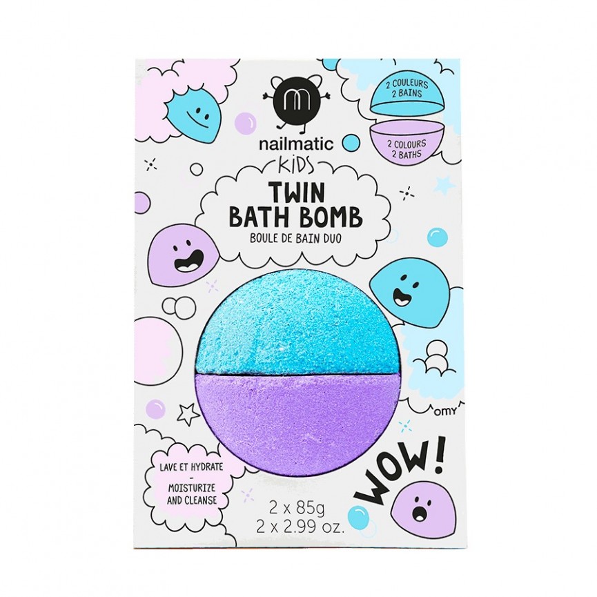 Blue & Purple - Duo Bath Bomb Blue & Purple - Duo Bath Bomb