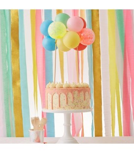 Rainbow Balloon Cake Topper Kit