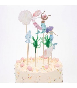 Mermaid Cake Toppers