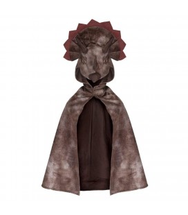 Triceratops Brown Cape 4-5 years