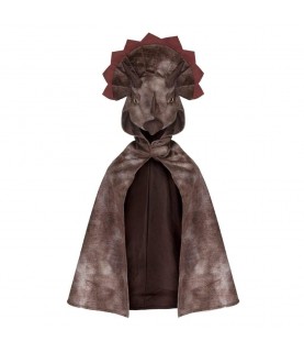Triceratops Brown Cape 4-5 years