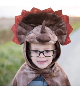 Triceratops Brown Cape 4-5 years