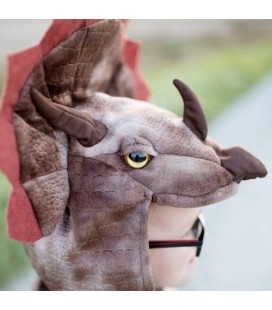 Triceratops Brown Cape 4-5 years