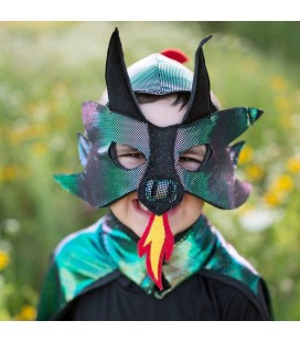 Dragon/Knight Reversible Cape & Mask 5-6 years