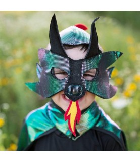Dragon/Knight Reversible Cape & Mask 5-6 years
