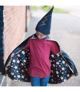 Reversible Wizard Cape & Mask 4-6 years