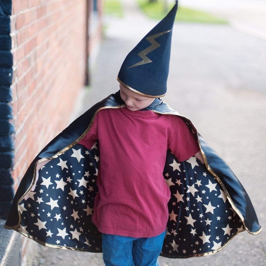 Reversible Wizard Cape & Mask 4-6 years