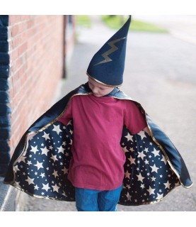 Reversible Wizard Cape & Mask 4-6 years