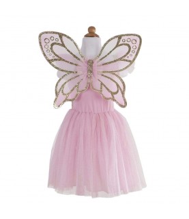 Gold Butterfly Dress & Wings 5-7 years