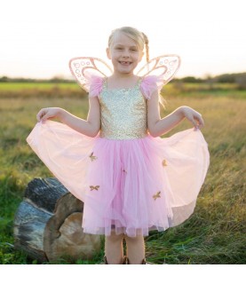 Gold Butterfly Dress & Wings 5-7 years