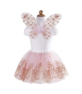 Rose Gold Tutu with Wings  4-7 years