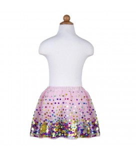 Pink Party Fun Sequin Skirt  4-6 years