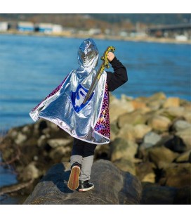 Dragon Knight Multi/Silver Cape 5-6 years