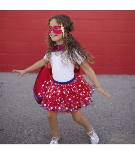 Superhero Tutu/Cape/Mask Set 4-7 years