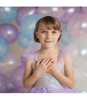 Robe de Princesse Paillettes Lilas 3-4 ans