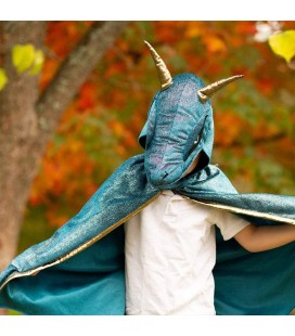 Blue Starry Night Dragon Cape 5-6 years