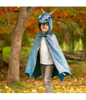 Blue Starry Night Dragon Cape 5-6 years