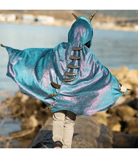 Blue Starry Night Dragon Cape 5-6 years