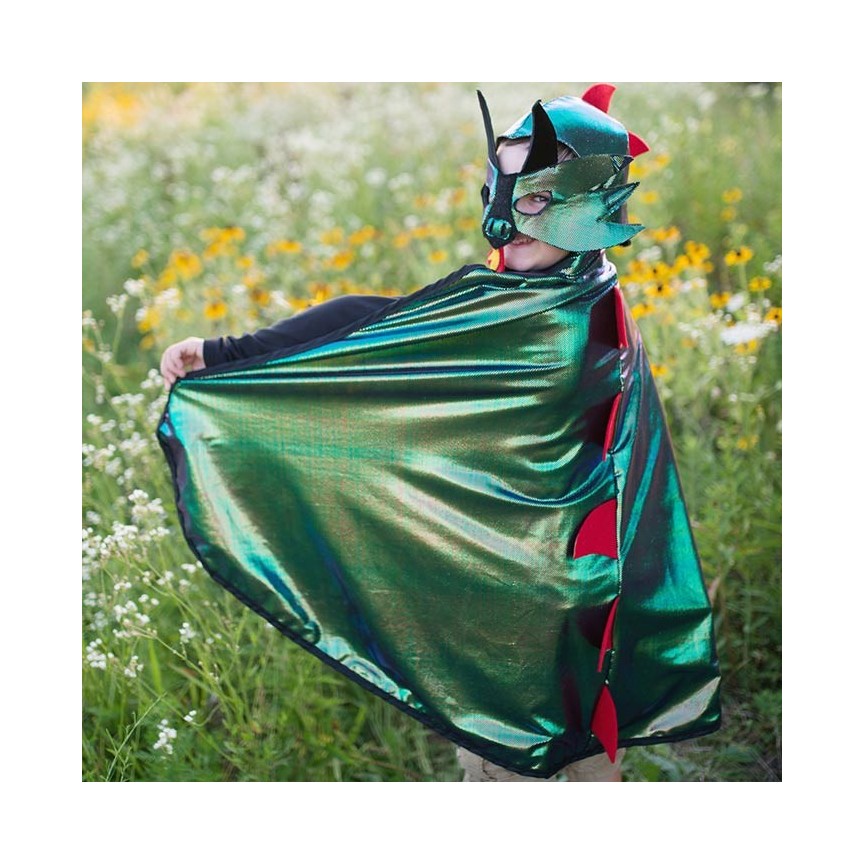 Dragon/Knight Reversible Cape & Mask 5-6 years