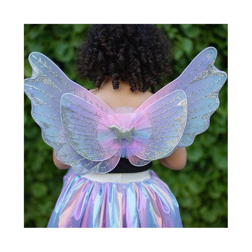 Unicorn Skirt & Wings  4-6 years
