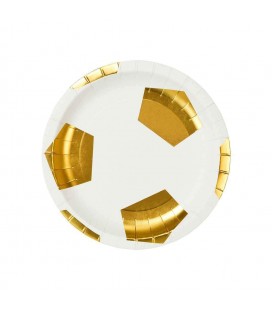 12 Football Party Champions Plates