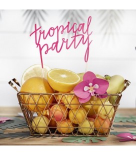 Tropical Party Cake Topper