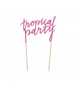 Cake Topper Tortendekoration Tropical Party