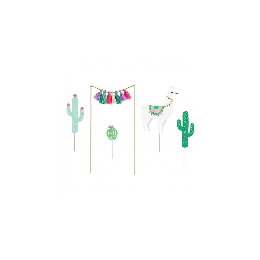 Llama Cake Toppers