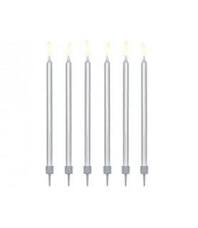 12 Silver Candles